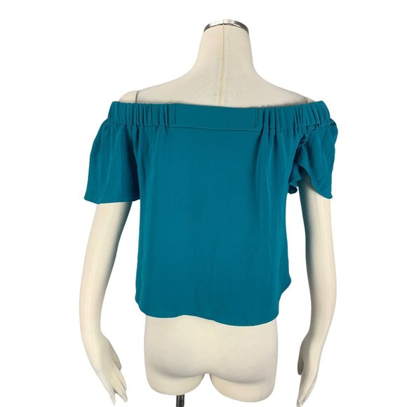 Gianni Bini XS Crop Top NWT Off Shoulder Maura Shake It Up Party 0 - Picture 3 of 5